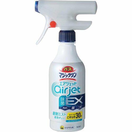 お風呂掃除用洗剤おすすめ 花王 バスマジックリン エアジェット 除菌EX ハーバルクリアの香り イメージ
