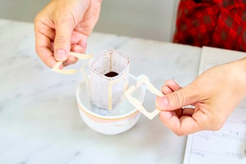 選び方3:バッグの形状 ドリップコーヒーおすすめ イメージ