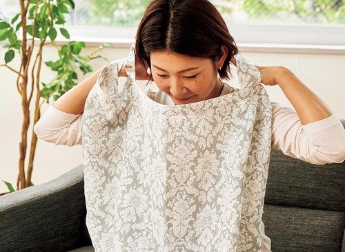 ソフトワイヤー入りで赤ちゃんの様子が見やすい 授乳ケープおすすめ イメージ