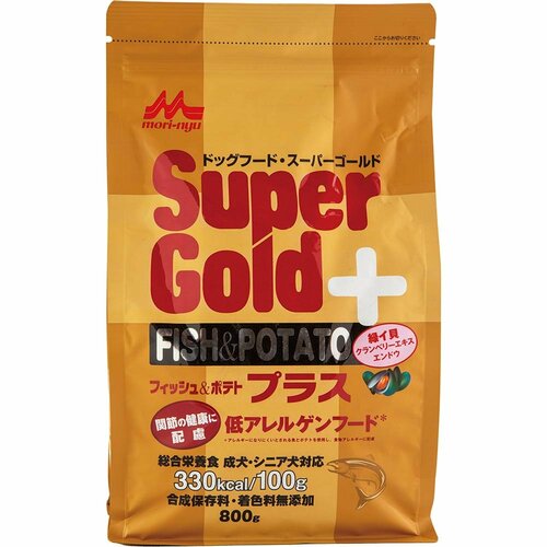 ドッグフードおすすめ 森乳サンワールド スーパーゴールド フィッシュ&ポテト プラス 関節の健康に配慮 イメージ