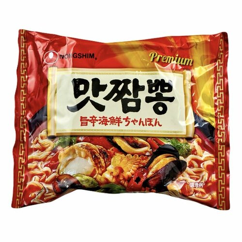 韓国インスタントラーメンおすすめ 農心ジャパン 旨辛海鮮ちゃんぽん 袋麺 イメージ1