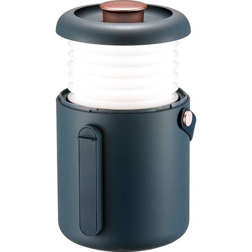 エレコム「蛇腹LEDランタン付き ポータブルバッテリー DE-P02DBU」 イメージ