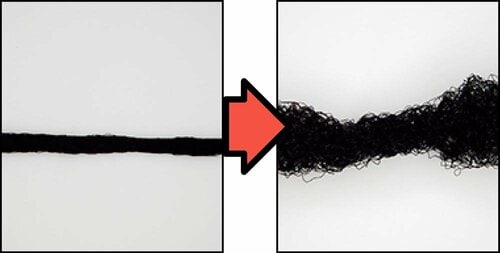 ▼使用前・使用後の変化 デンタルフロスおすすめ イメージ