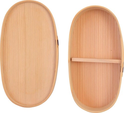  栗久 弁当箱・小判型 （スリム） イメージ2