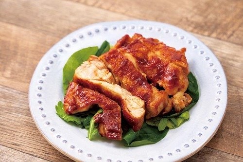 焼いた鶏もも肉に絡めるだけ 業務スーパーおすすめ イメージ2