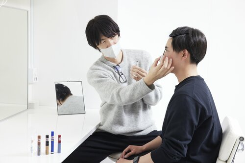 テスト1:仕上がり メンズアイブロウマスカラおすすめ イメージ