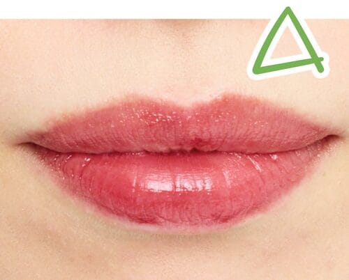 メリハリ×大人っぽ顔：△ 青みピンクリップおすすめ イメージ