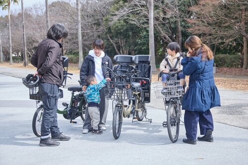 子ども乗せ電動アシスト自転車をテスト！ 電動アシスト自転車おすすめ イメージ