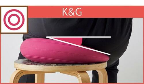 作業しながらでもラクラク!K&G「バランスクッションDX」