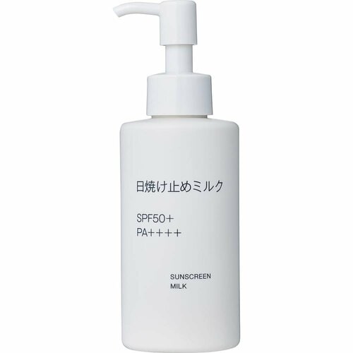 ウォータープルーフの日焼け止めおすすめ 無印良品 日焼け止めミルク イメージ