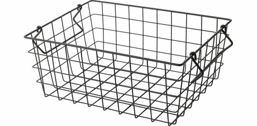 ニトリ:積み重ねできるバスケット ハーフ フィロー2:カゴ収納
