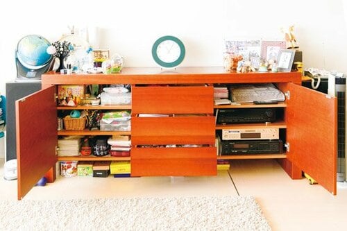 リビングの棚の中に改革を！すっきり解決しちゃいましょう イメージ