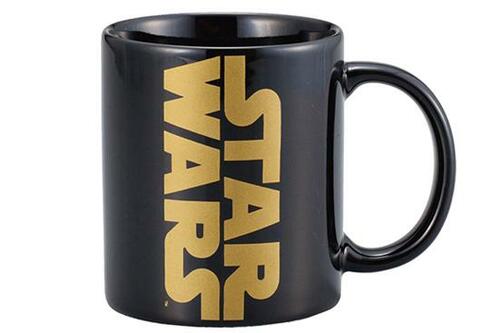 サンアート:スターウォーズ ロゴ ゴールド マグカップ:食器