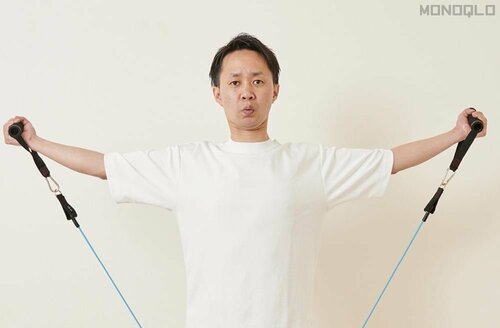 選び方4:グリップの有無 トレーニングチューブおすすめ イメージ