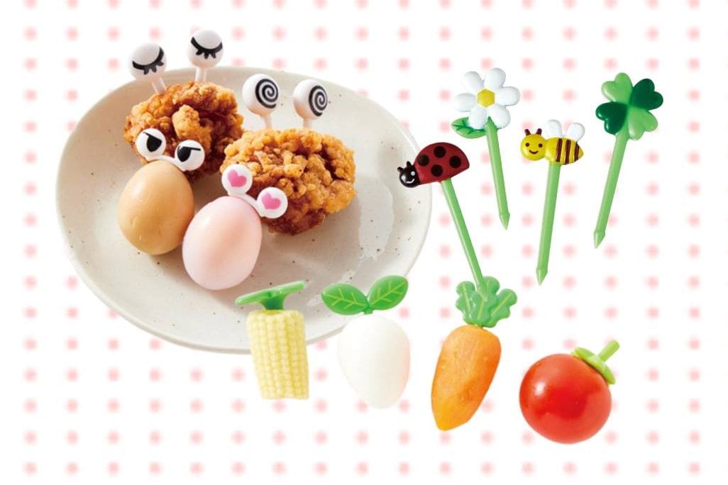 キャラ弁作家直伝 デコ弁 おすすめピック3選 お弁当に刺すだけでかわいさアップ 360life