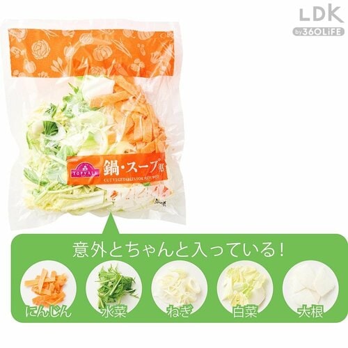 カット野菜を活用しよう! 鍋の素おすすめ イメージ