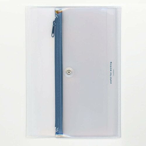 ケースつきノートカバーおすすめ ダイゴー isshoni. ペンケース付きノートカバー PVC A5 R イメージ1