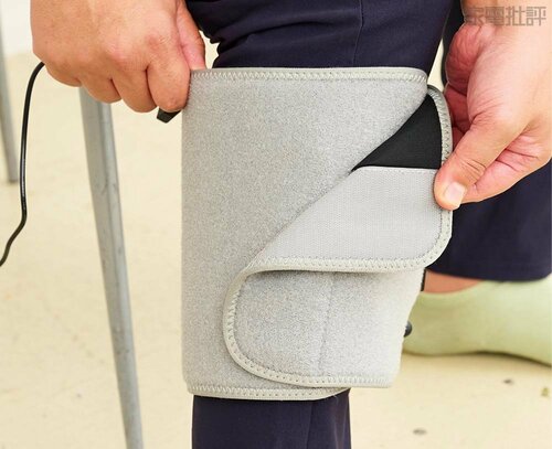 面ファスナーでしっかり留まる マッサージ器おすすめ イメージ