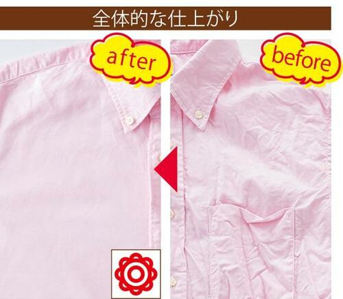 テスト1：仕上がり アイロンおすすめ イメージ