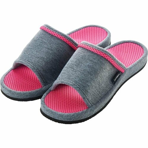 健康スリッパおすすめ アルファックス メガ押しふみっぱ(ピンク・グイグイインソール) イメージ