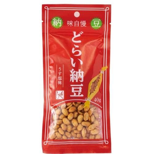 うす塩もわさびも後引くおいしさもへじ どらい納豆 イメージ