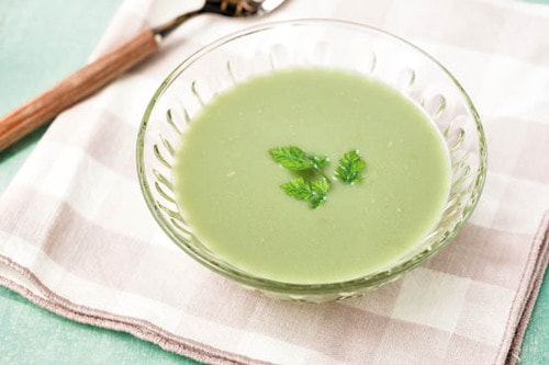 17位: 枝豆っぽさはほとんどなしまったり甘い「グリーンスープ」