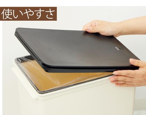 フタの付け外しにコツがいる キッチン用ゴミ箱おすすめ イメージ