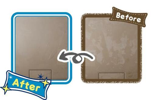 床のカルキ汚れは「レモン汁＋重曹」のぷくぷく泡が効く！ イメージ3