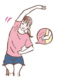 A.腸に効く簡単なヨガがおすすめ! イメージ