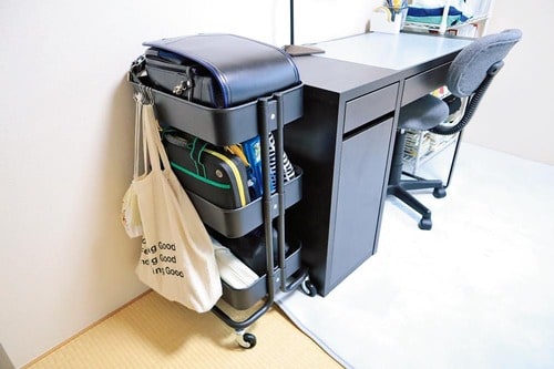 子どもの学校用品や習い事の道具入れに 収納ボックスおすすめ イメージ