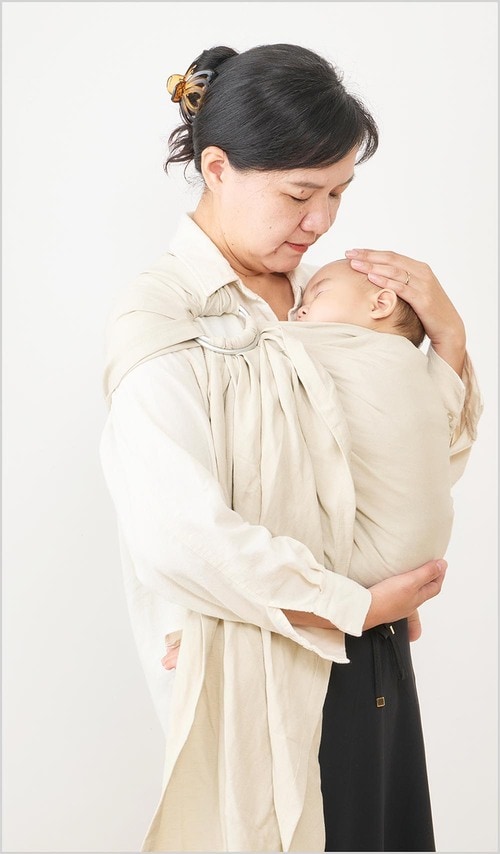 一体感を覚えるほど密着！ 抱っこ紐おすすめ イメージ