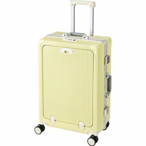 スーツケースおすすめ 天通ライト スーツケース フレームタイプ USBポート付き Mサイズ イメージ
