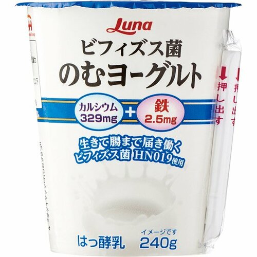 日本ルナ:ビフィズス菌:のむヨーグルト 240g