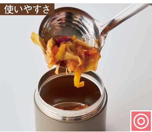 たっぷり具材も難なくそそげる スープジャーおすすめ イメージ