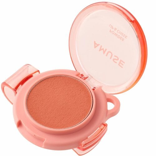 韓国チークおすすめ AMUSE パウダーリップ&チーク/04 ハニーミー イメージ2