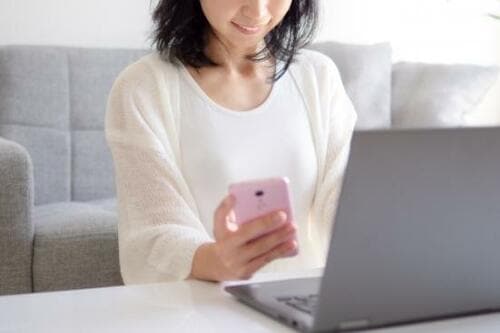 ポイント1：オンライン契約でスムーズ！ イメージ