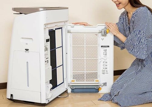 ポイント4:「プレフィルター」の掃除が自動化された イメージ