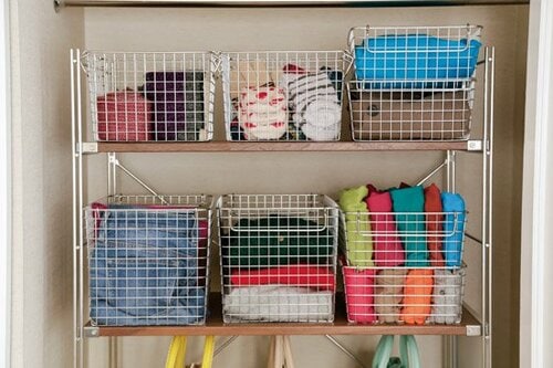 「スケスケ」だから見やすい収納になります イメージ