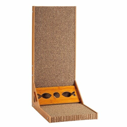 猫用爪とぎおすすめ GIVALUE 猫用 爪研ぎ L字型 スクラッチャー イメージ1