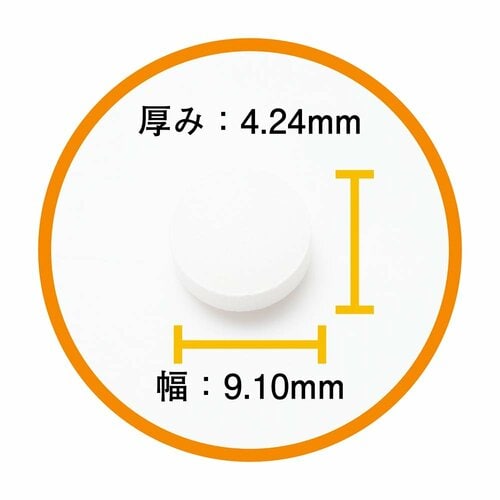 粒の大きさ カルシウムサプリおすすめ イメージ