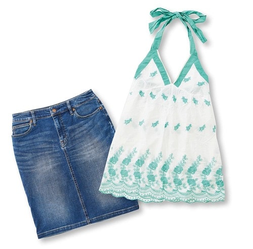 　→ 鏡の前で合わせて違和感があれば手放す イメージ