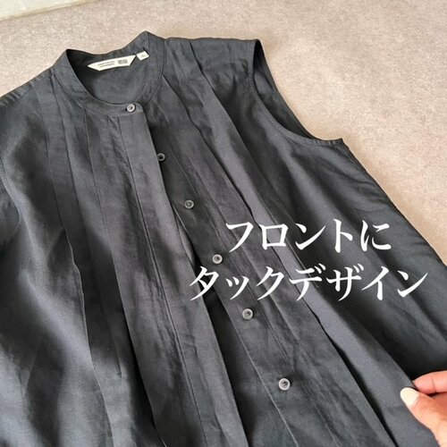アイテム詳細 UNIQLOのノースリーブブラウスおすすめ イメージ2