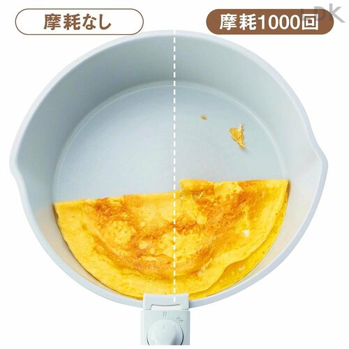 フライパン性能(コーティング耐久性):△ フライパンセットおすすめ イメージ