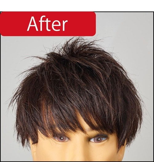 【再整髪のしやすさ】水や風にさらされてもシュッとしたフォルムに戻せる メンズヘアワックスおすすめ イメージ2
