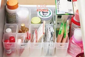【お宝100均】目薬！絆創膏！ セリアの“こまごまカップ”を使った収納が便利すぎる【LDK】