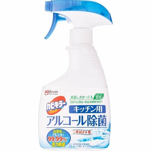 安いアルコール除菌スプレーおすすめ ジョンソン カビキラー アルコール 除菌 キッチン用 スプレータイプ イメージ1