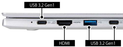 【接続性】USBとHDMIがそろうが左側にしかない 小型ノートPCおすすめ イメージ2