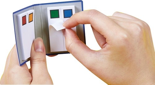 おなじみの文房具がミニサイズに?「キングファイルふせん 」 イメージ2