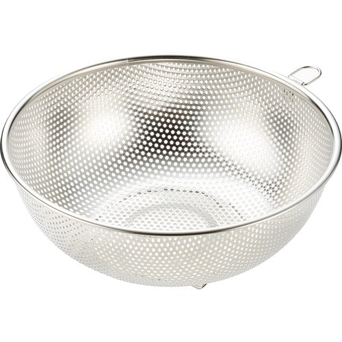 スタンダードプロダクツ ステンレスパンチングザル 直径25cm イメージ1