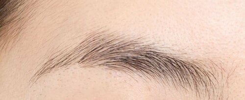 明るめなのに自然になじむ絶妙カラー ガタガタ眉＆尻なし眉おすすめ イメージ